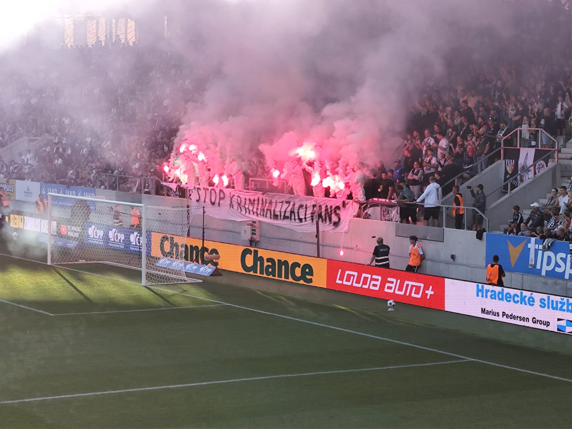 Dýmovnice na fotbalu