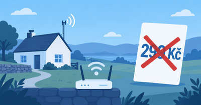 O2 mi nabídlo rychlý internet za 300 korun za měsíc. Nabídku jsem ale nevyužil