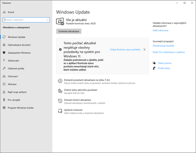 Jak Microsoft slíbil, na verzi 23H2 už nedosáhnu?