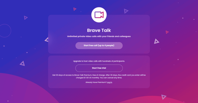 Brave Talk a jeho online meeting