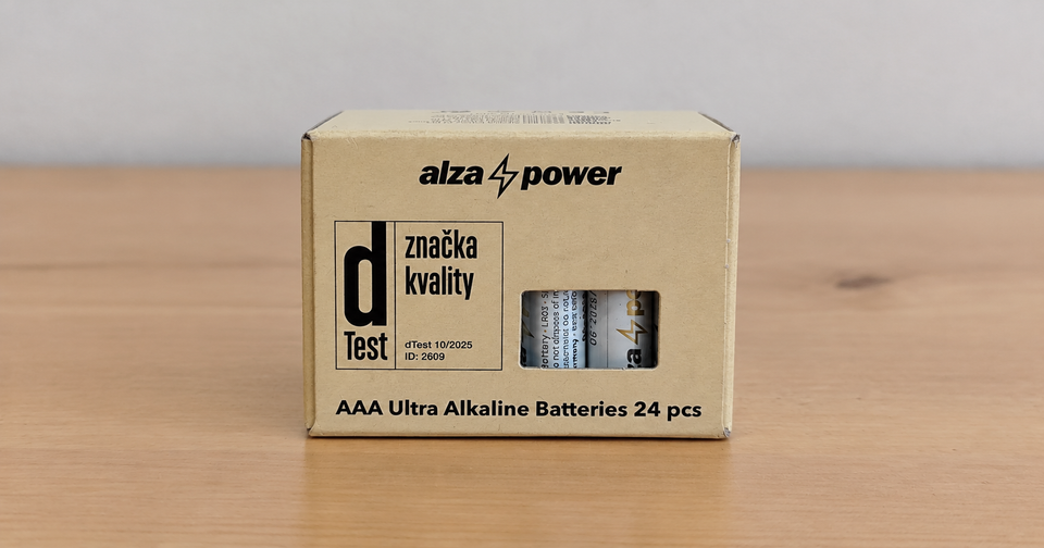 Poprvé jsem koupil mikrotužkové baterie AlzaPower. Jsem zvědavý, jaké budou