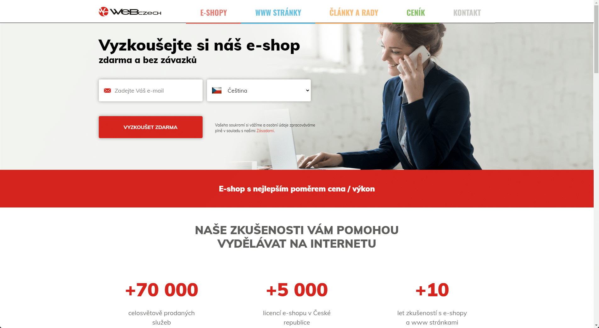 Proč mám rád e-shopové řešení Webczech?