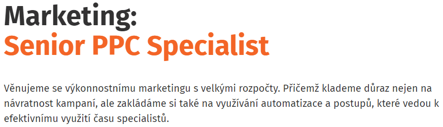 Senior PPC Specialist u oXyShop