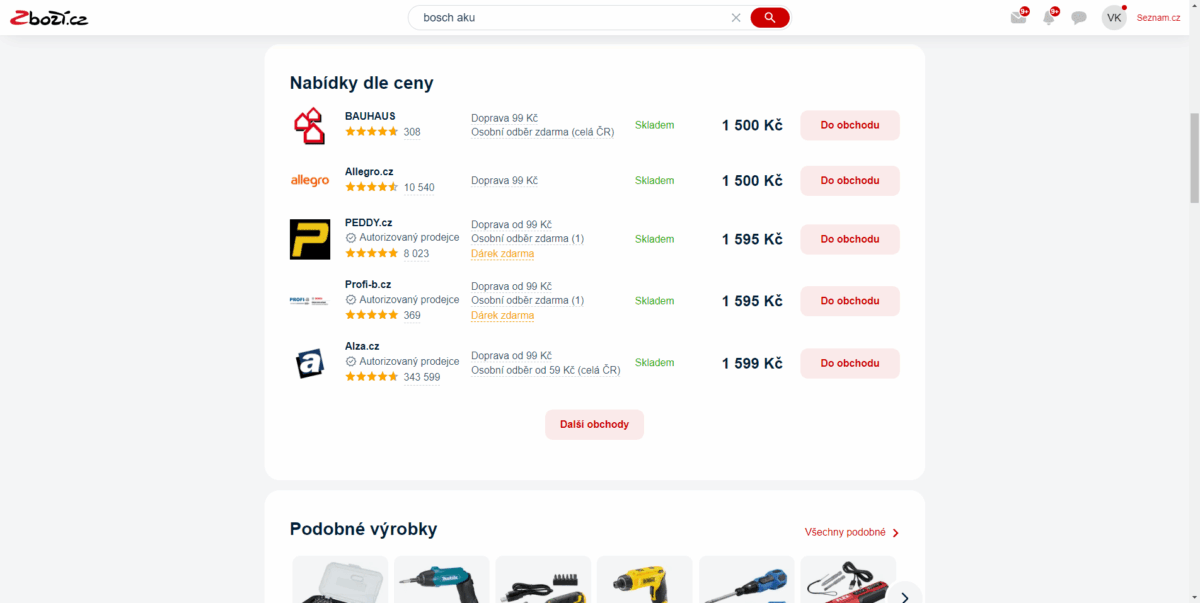 Nabídka BOSCH Go Professional 0.601.9H2.101 1x 1,5 Ah + kufr na Zboží.cz