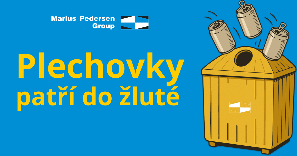 Plechovky patří do žluté, Marius Pedersen Group